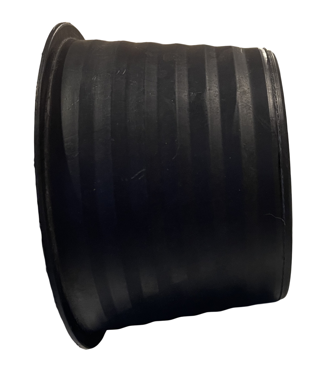 Cantex 5315253 Poly Plug 5 Inch Polyurethane Black Ribbed Side Wall