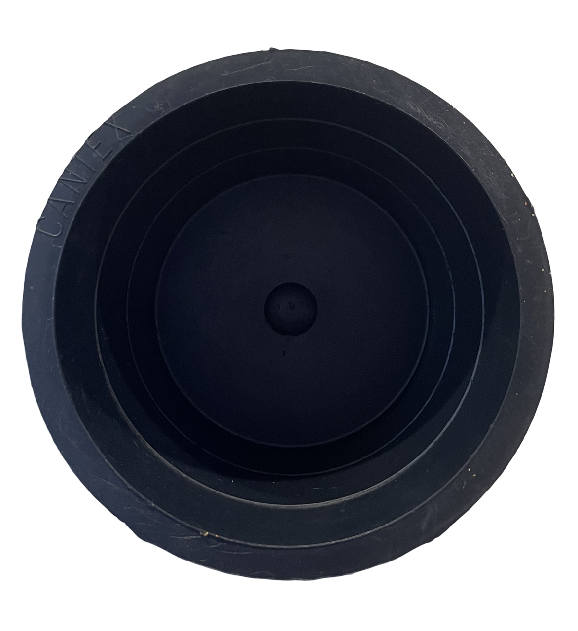 Cantex 5315253 Poly Plug 5 Inch Polyurethane Black Ribbed Side Wall