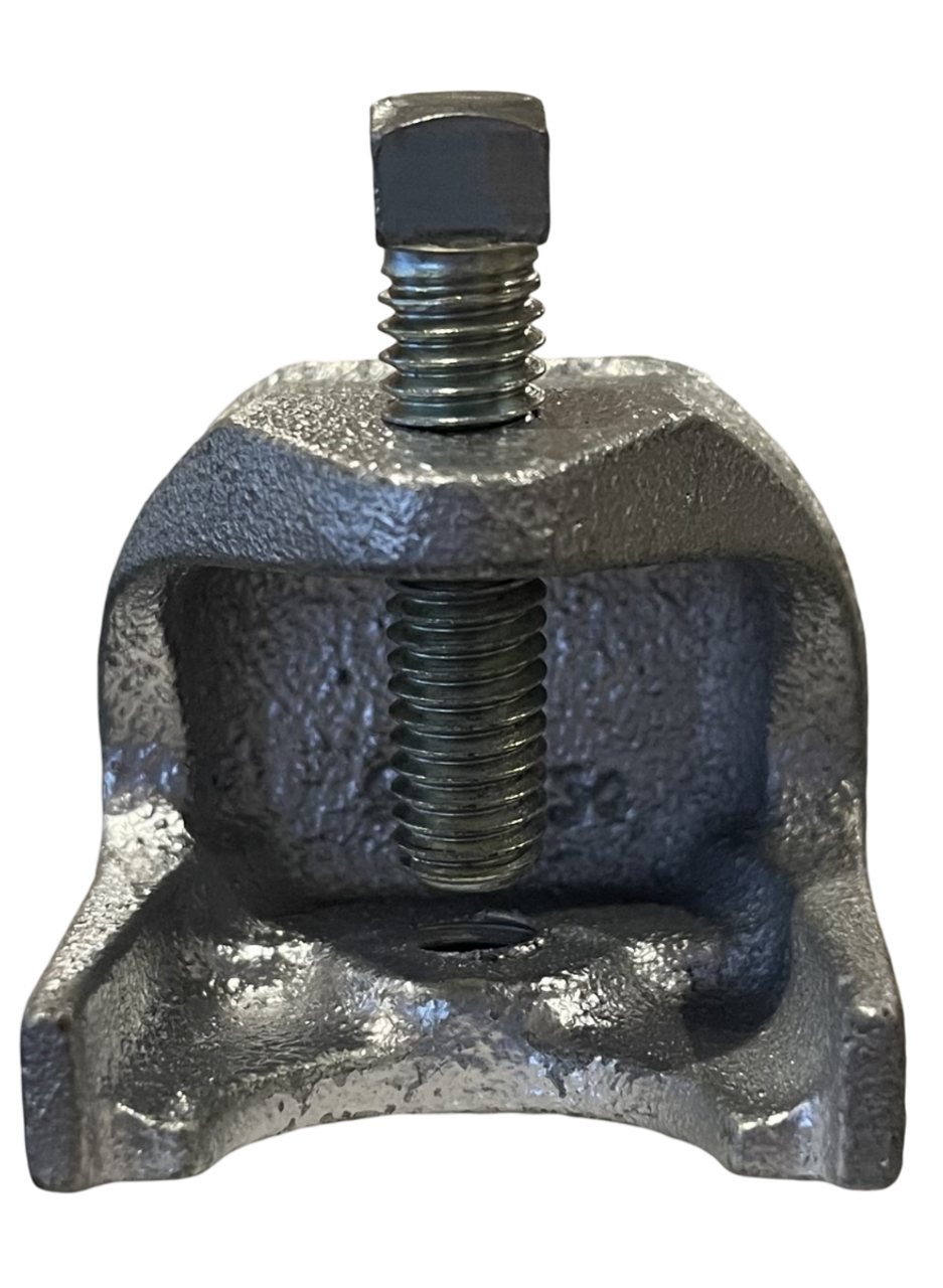 Bridgeport 953 Beam Clamp 2 Inch Malleable Iron Square Head Screw Type