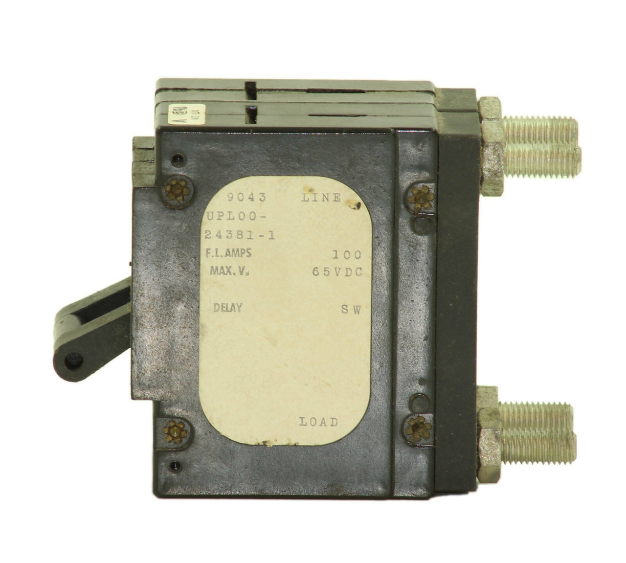 Airpax UPL00-24381-1 Breaker 100A 65V Double Pole