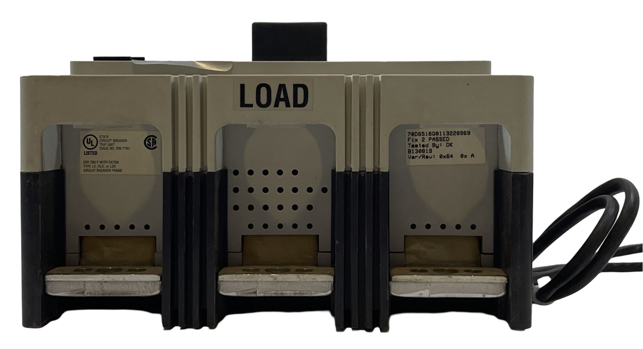 Eaton CLDC3600T106W Breaker 600A Max 600V 3P 100kA@480V OPTIM 1050 W/Terminal