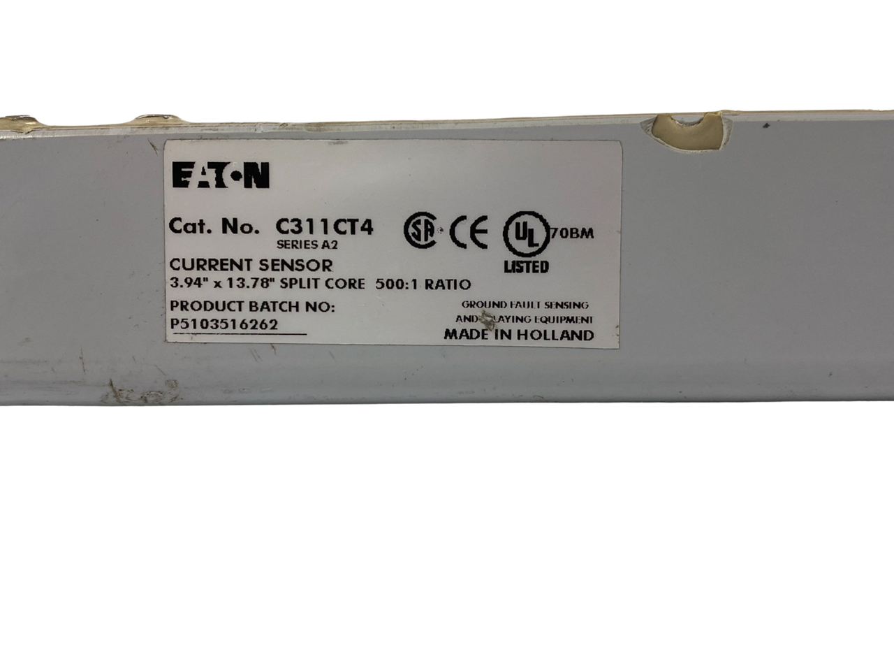 Eaton C311CT4 Current Transformer 4 x 13.8 Split Core 500:1 Ratio Zero Sequence