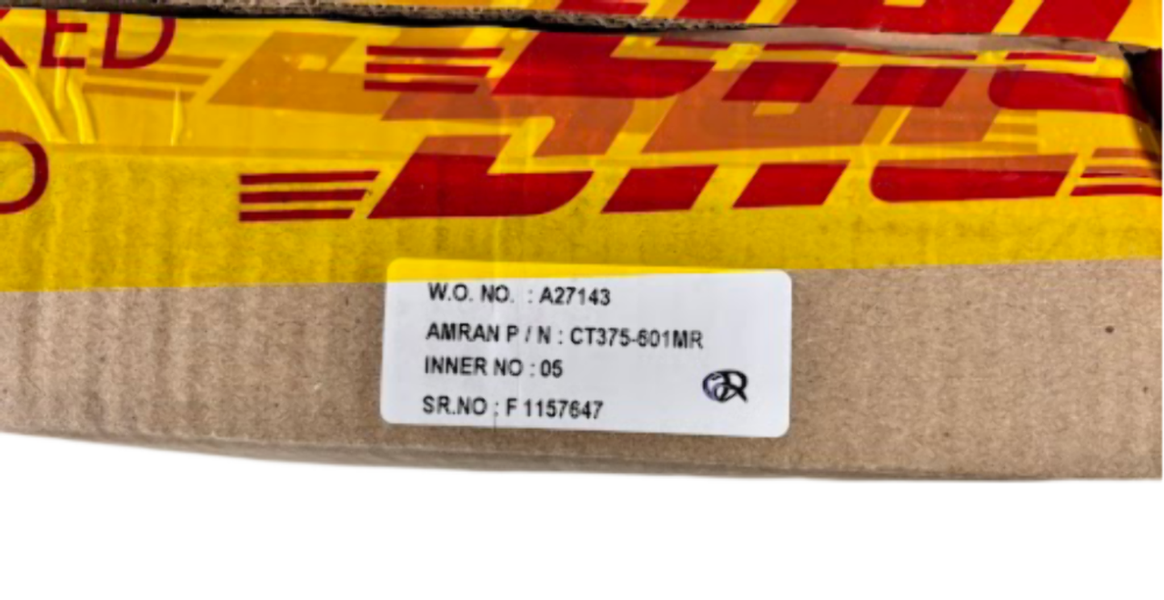 Amran CT375-601MR Current Transformer 600:5 C100 10kV BIL Full Wave 4 In Window