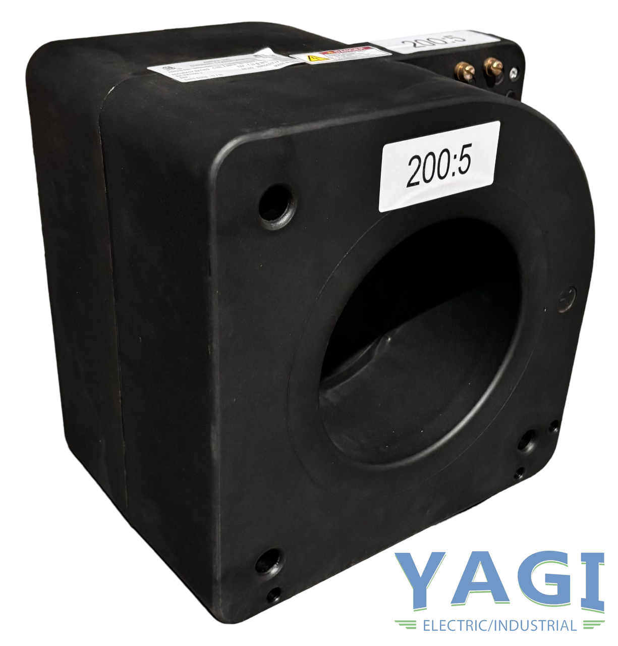 Amran CT344-201 Current Transformer 200:5 60Hz C100 600V 10kV BIL 5.25 In Window