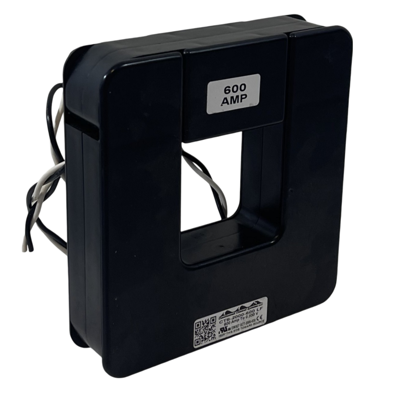 Continental Control Systems CTS-2000-600 Current Transformer 600A 2x2 Window