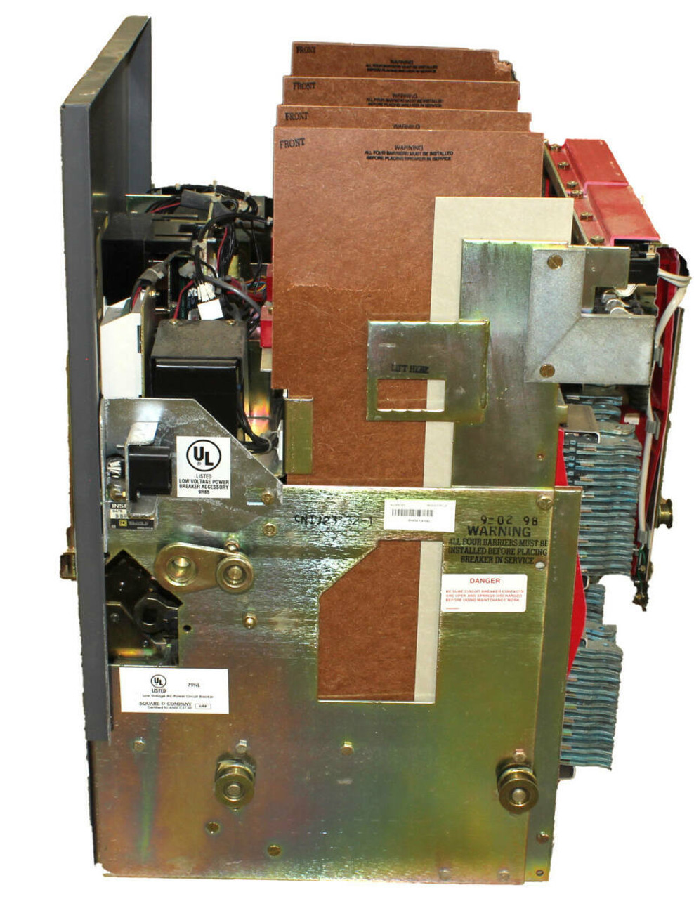 Square D DS632 Low Voltage AC Power Circuit Breaker 3200A 600V 3P 60 Hz Shunt Trip: 120 VAC Digitrip RMS 810D: D82LSI