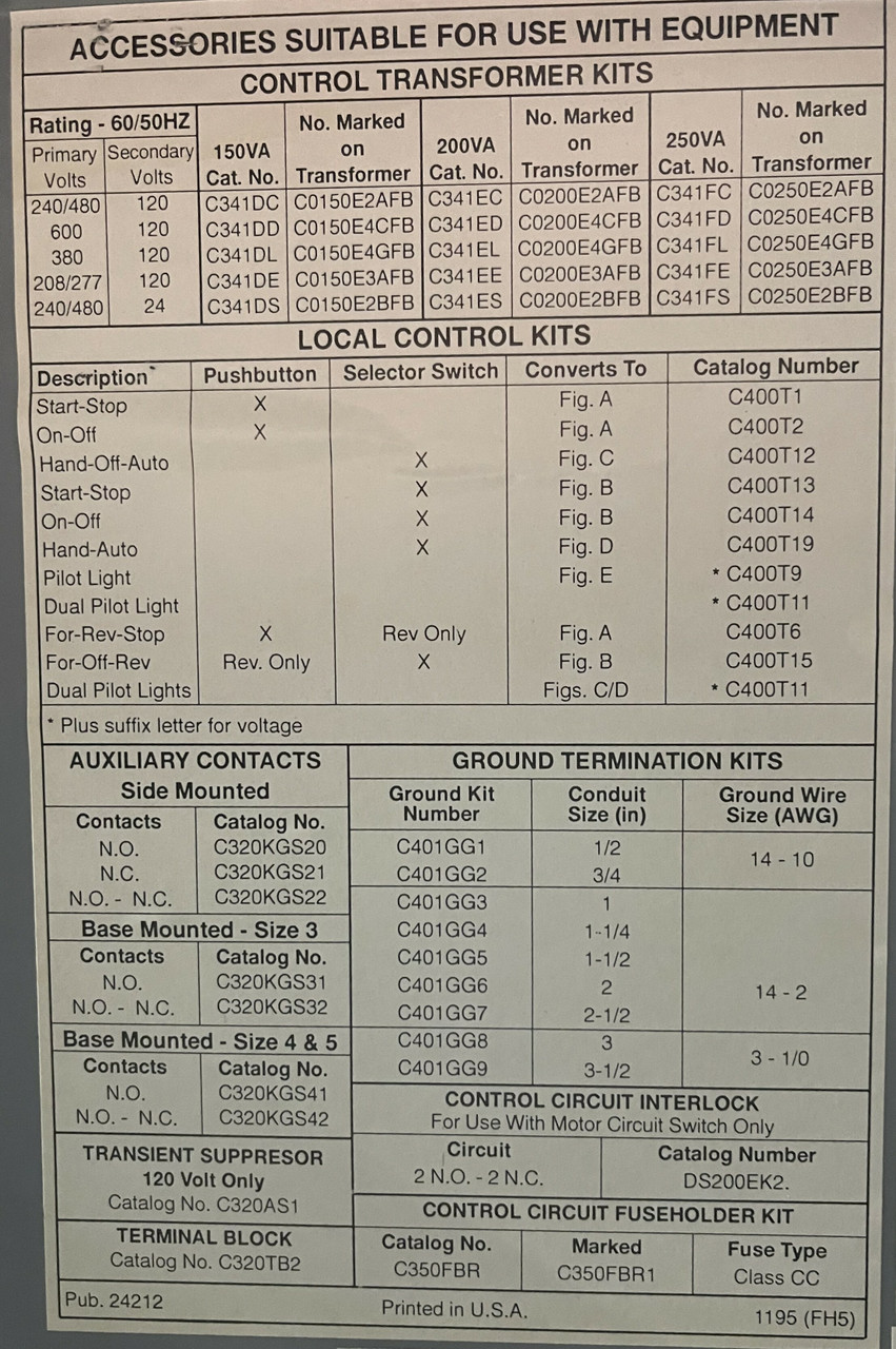 Non-Reversing Starter