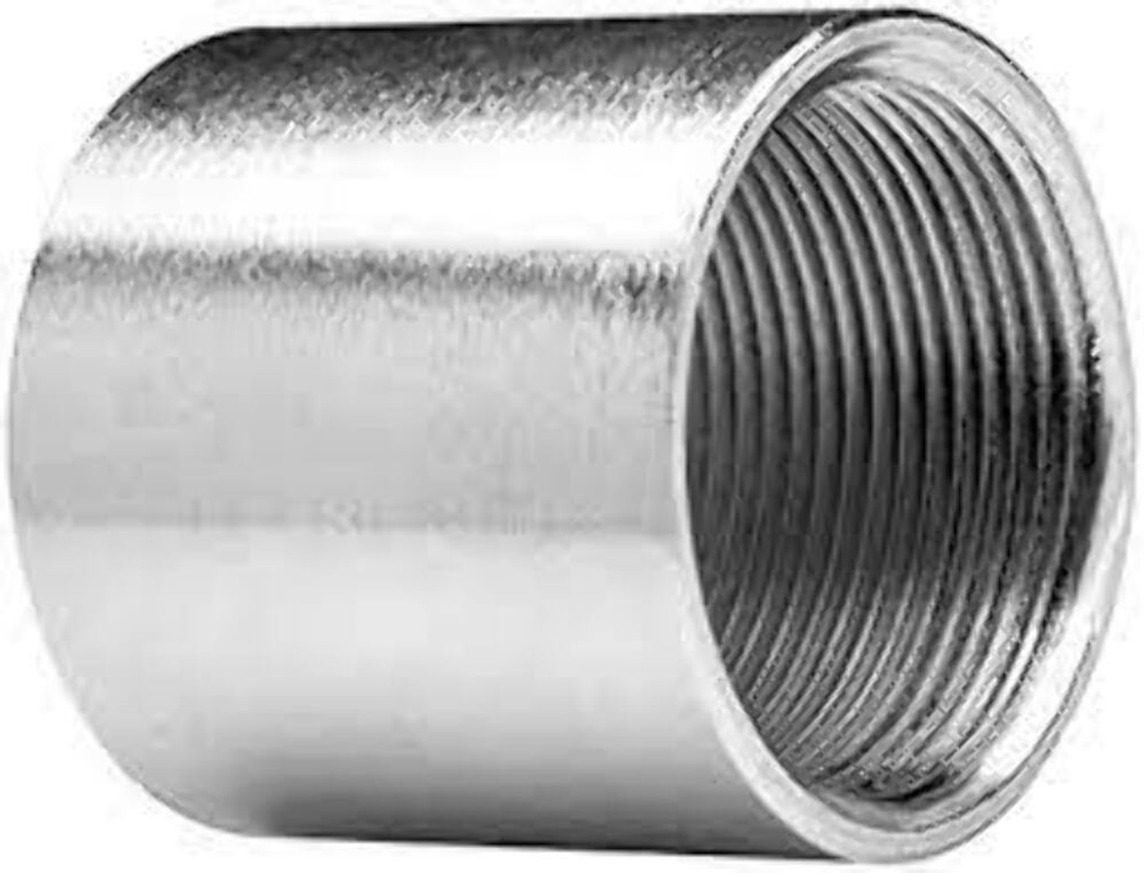 Garvin RC-250 Conduit Threaded Galvanized Coupling Material Steel Size: 2-1/2 Inches.