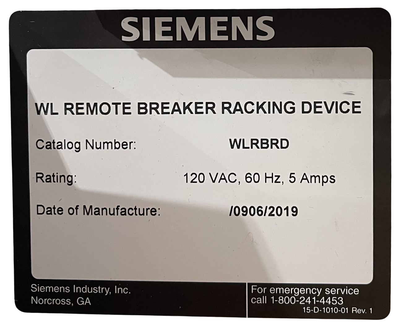 Remote Breaker Racking Device