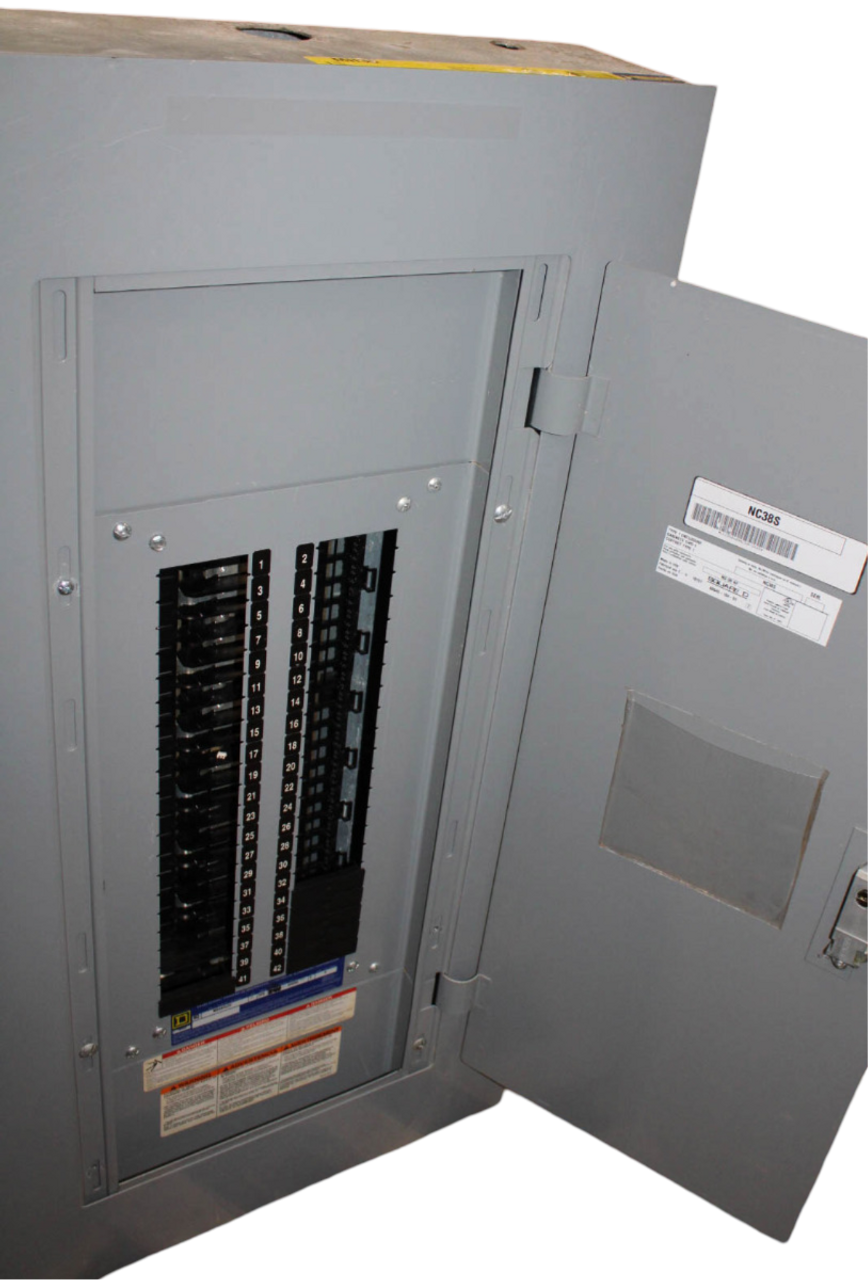 Square D NQ442L2C Main Lug Panelboard 225A 240V 3PH 4W 42SP Type 1 Enclosure