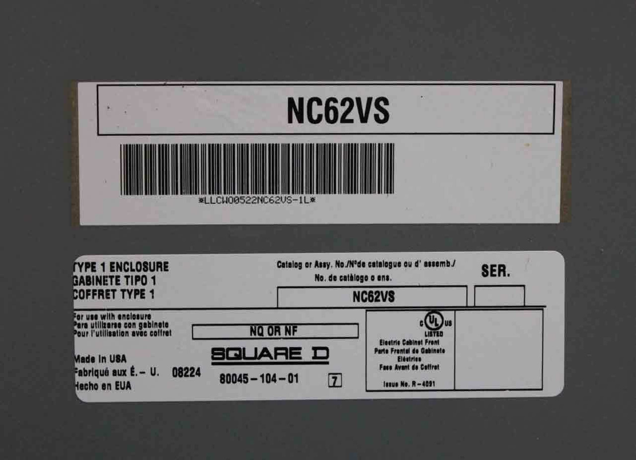 Square D NQ Main Breaker Panelboard 300A 208Y/120V 3PH 4W 42SP Type 1 Enclosure