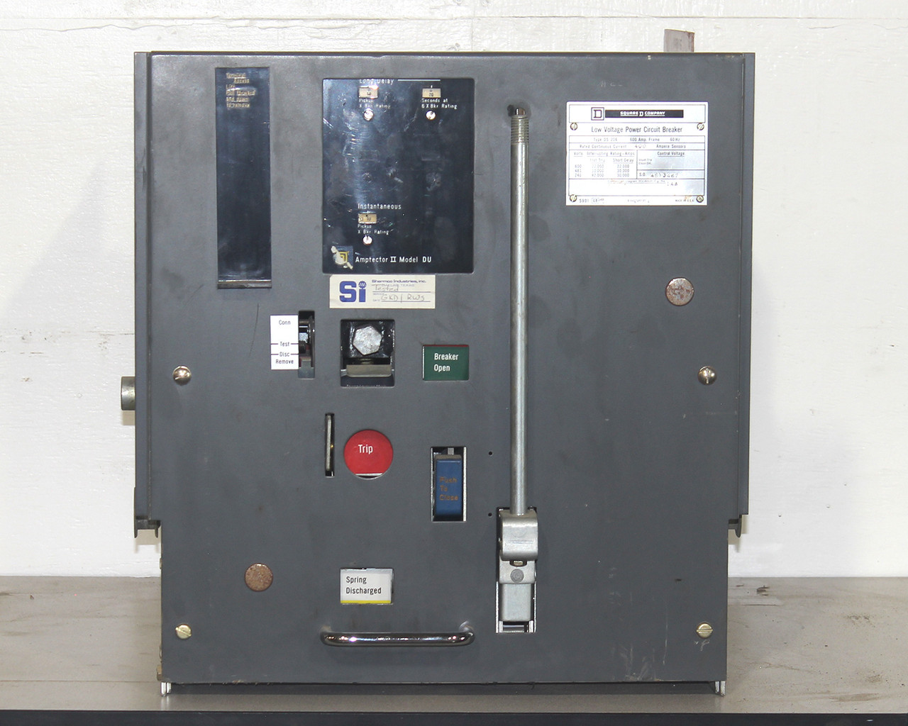 Square D DS-206 Low Voltage Power Circuit Breaker 400A 600V 3P 22kA
