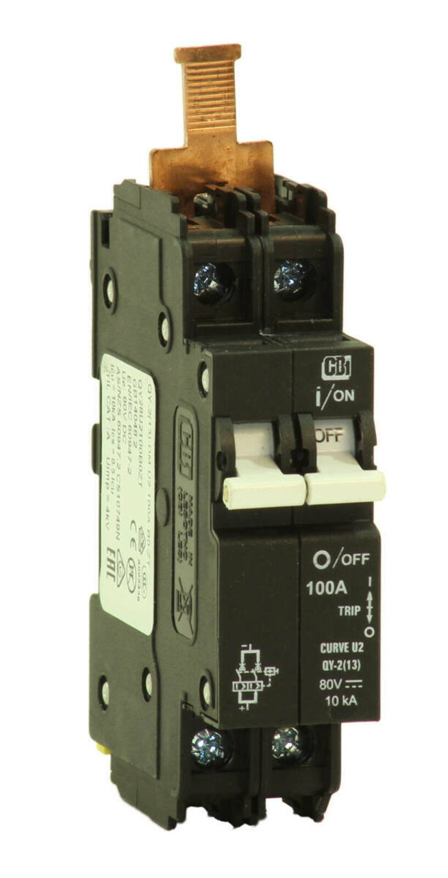 CBI QY28U2100B0ZT Breaker 100A 80V 2P 10kA 10k Use in Communication Equipment