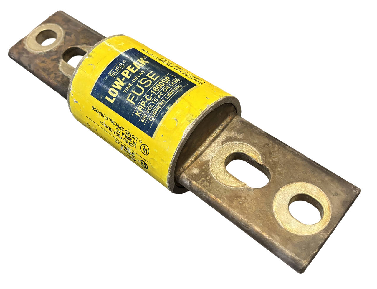 Bussmann KRP-C-1600SP Fuse 1600A 600V 300kA Class L Time-Delay Current Limiting