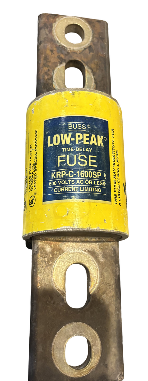 Bussmann KRP-C-1600SP Fuse 1600A 600V 300kA Class L Time-Delay Current Limiting