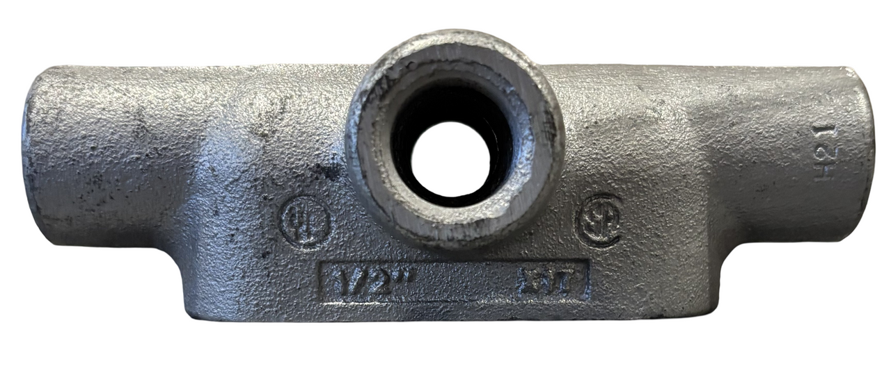 Eaton Crouse-Hinds X17 Condulet 1/2 Inch Form 7 X Shape Feraloy Iron Alloy