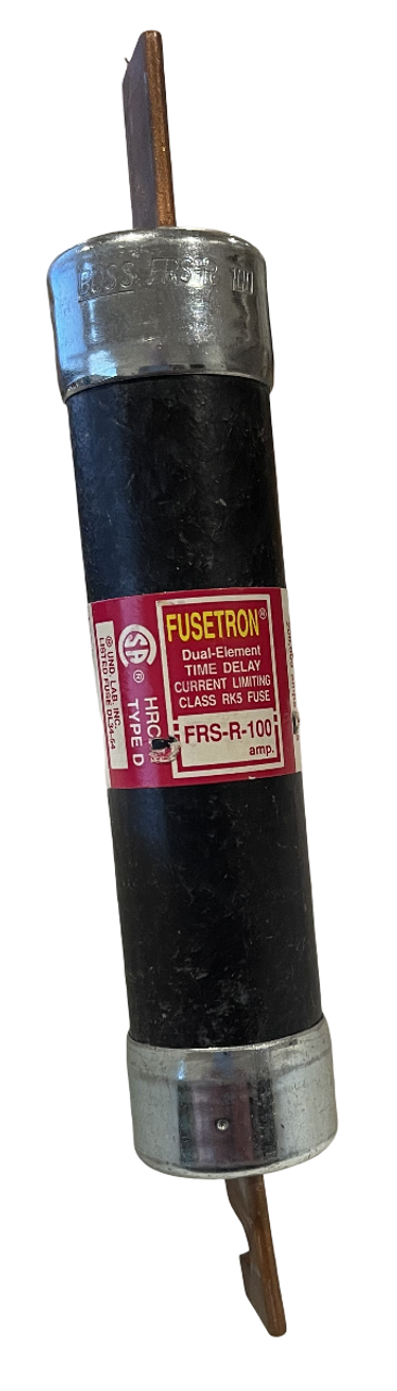Fusetron FRS-R-100 Fuse 100A 600V 200kA Class RK5 Dual Element Time Delay