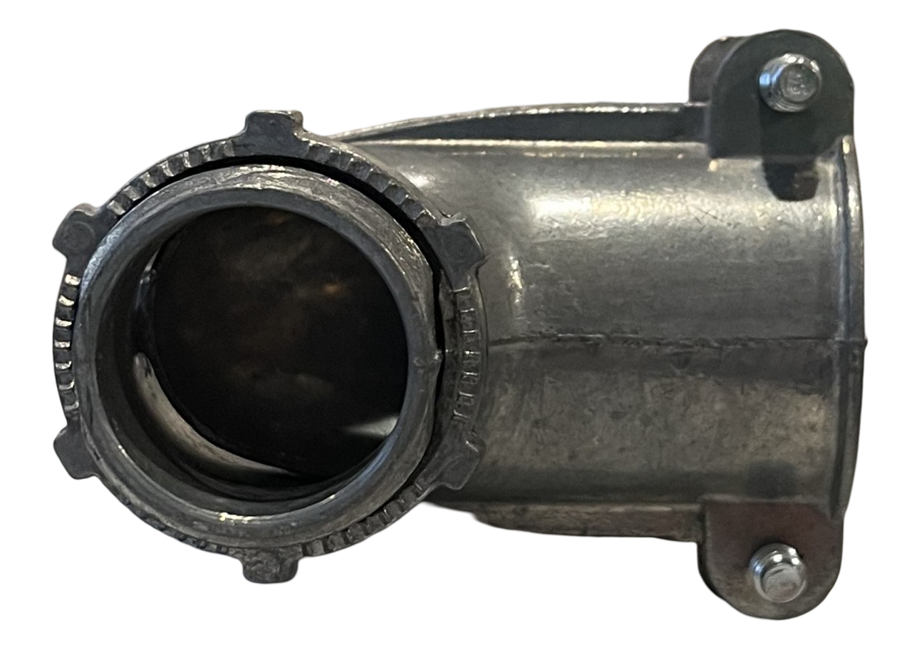 Bridgeport 807-DC2 Connector 1 Inch 90 Degree Non-Insulated Zinc Die Cast
