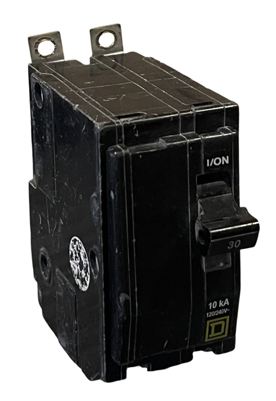 Square D QOB230 Breaker 30A 120/240V 2P 10kA Bolt On
