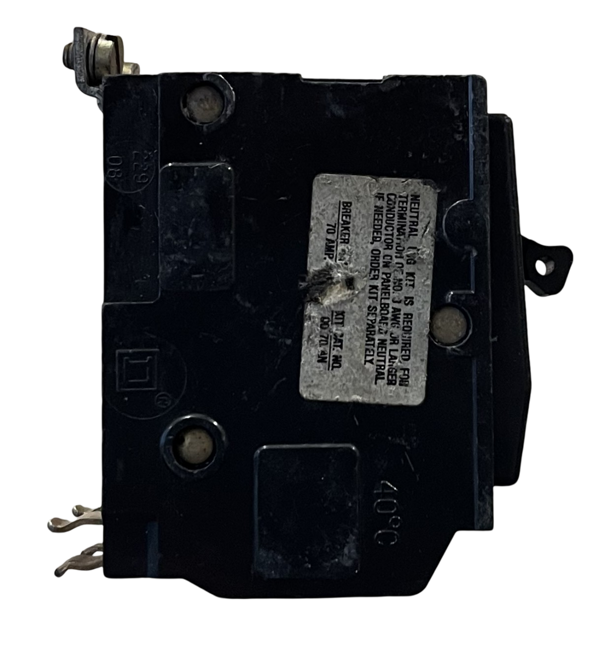 Square D QOB270 Breaker 70A 120/240V 2P 10kA Bolt-On