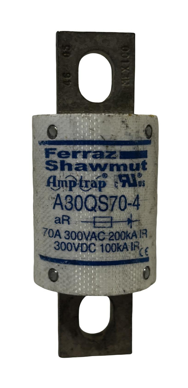 Ferraz Shawmut A30QS70-4 Semiconductor Fuse 70A 300V 100/200kA Non- Indicating