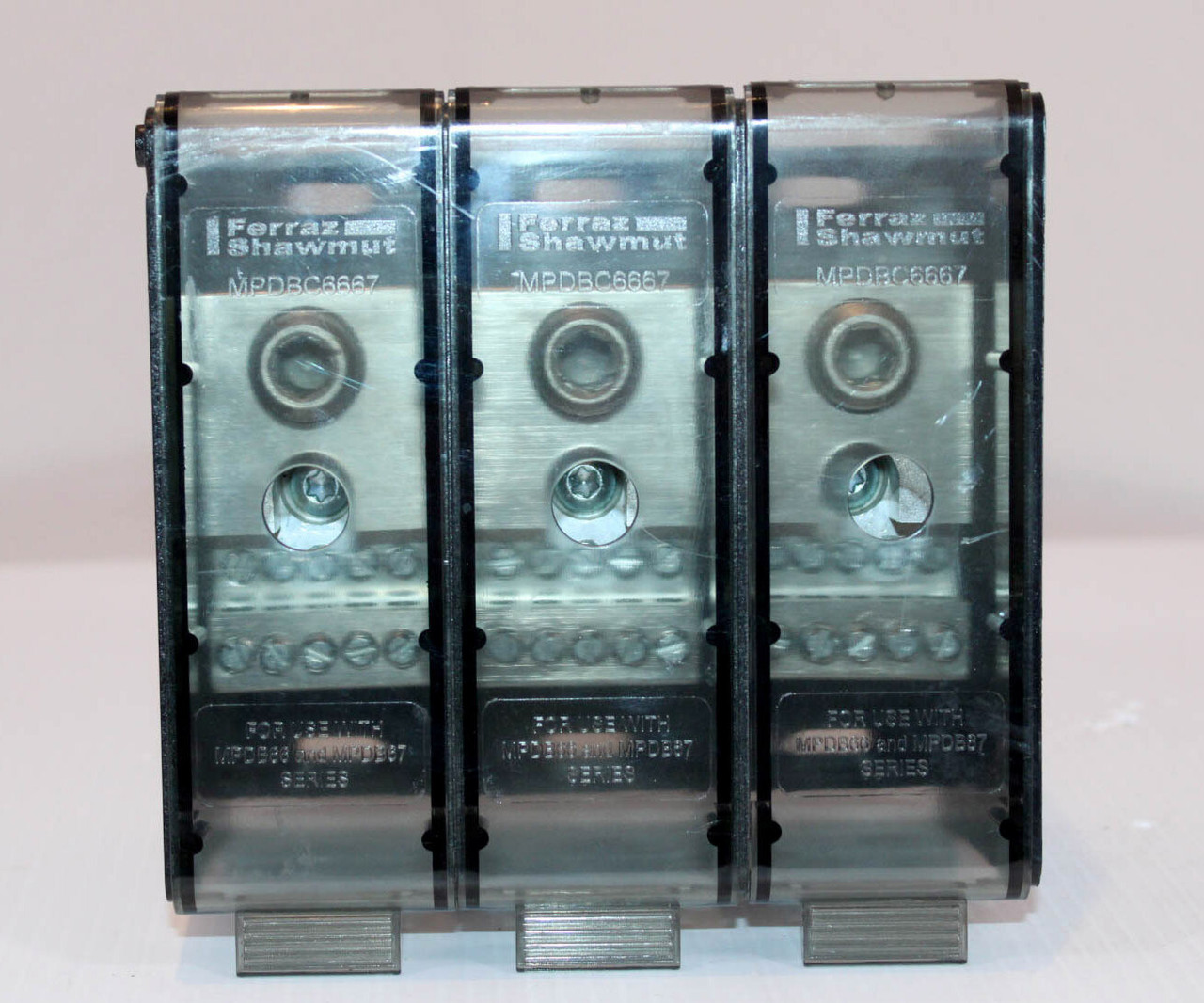 Ferraz Shawmut MPDB67653 Power Distribution Block 250A AL 310A CU 1000V 3Ph