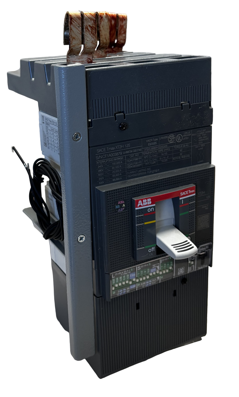 ABB XT2HU3060FYDD00XXX MCCB, 3P 60A 35kA, EKIP LSI Trip Unit, R60 Overcurrent Relay, XT2H Series