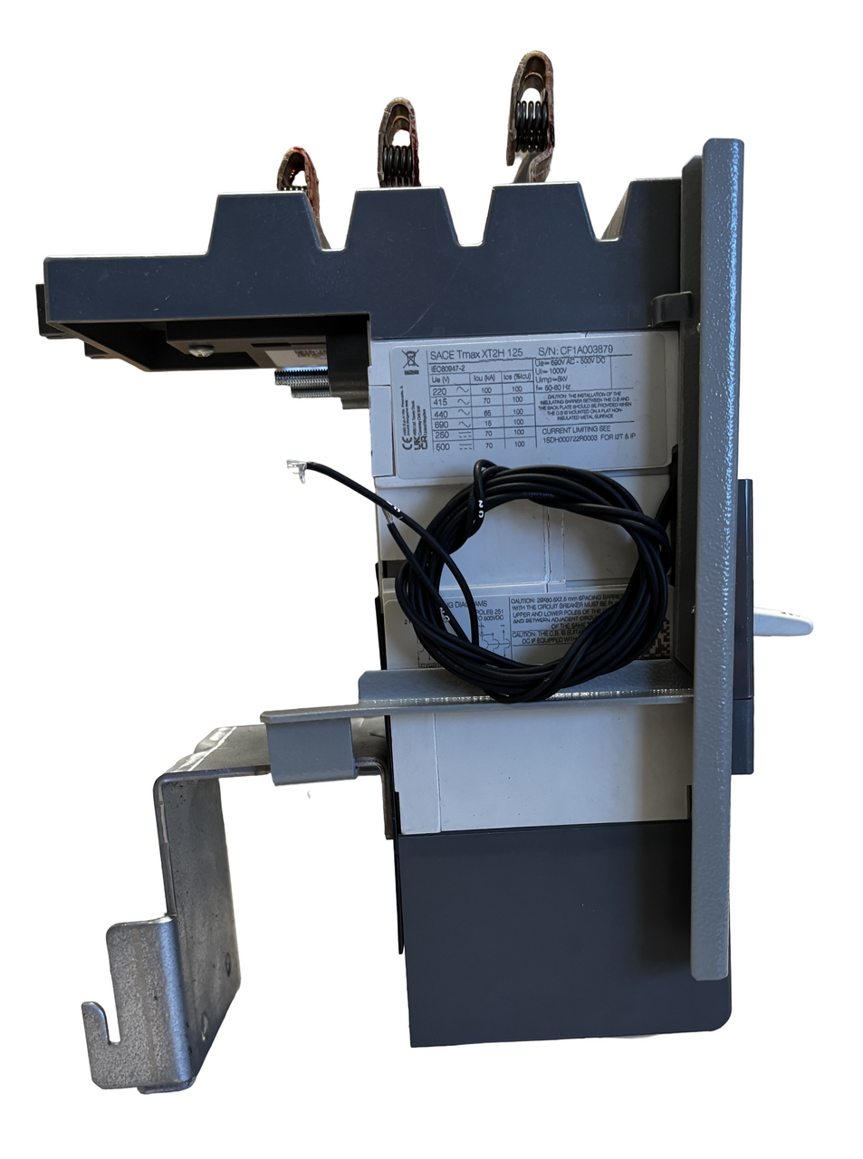 ABB XT2HU3060FYDD00XXX MCCB, 3P 60A 35kA, EKIP LSI Trip Unit, R60 Overcurrent Relay, XT2H Series