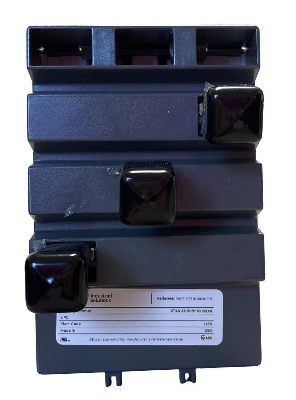 ABB XT4NU3150BYJ000XXX Molded Case Circuit Breaker - 150A, 3-Pole, Tmax XT4N Frame, 25kAIC, UL/CSA