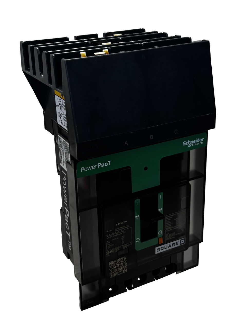 Square D BJA36070Z Circuit Breaker – PowerPact B, 70A, 3 Pole, 600Y/347V AC, 25kA, I-Line, Thermal Magnetic
