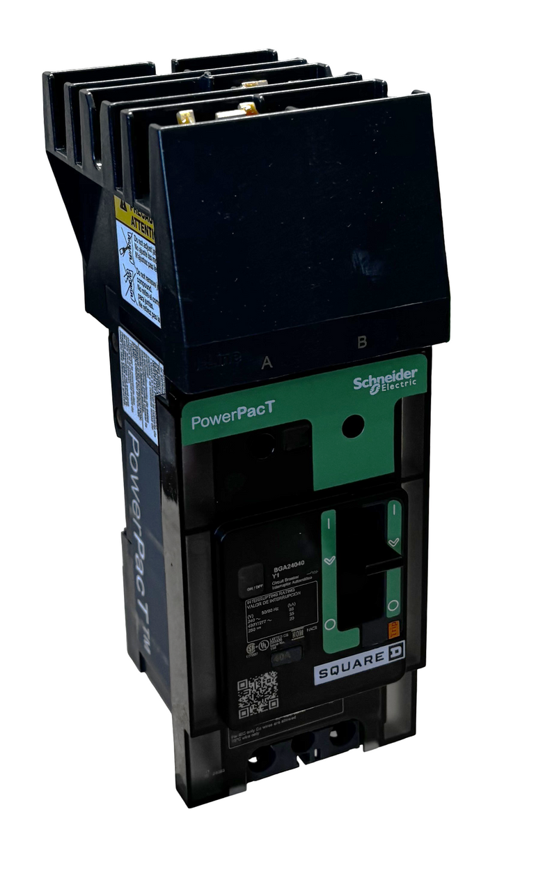 Square D BGA24040Y1 I-Line Circuit Breaker 40A 2-Pole 480Y/277V 35kA Thermal Magnetic