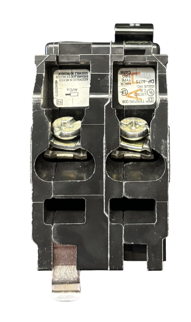Square D QOB225 Mini Circuit Breaker | QO Series | 25A | 2-Pole | 120/240V AC | 10kA | Bolt-On