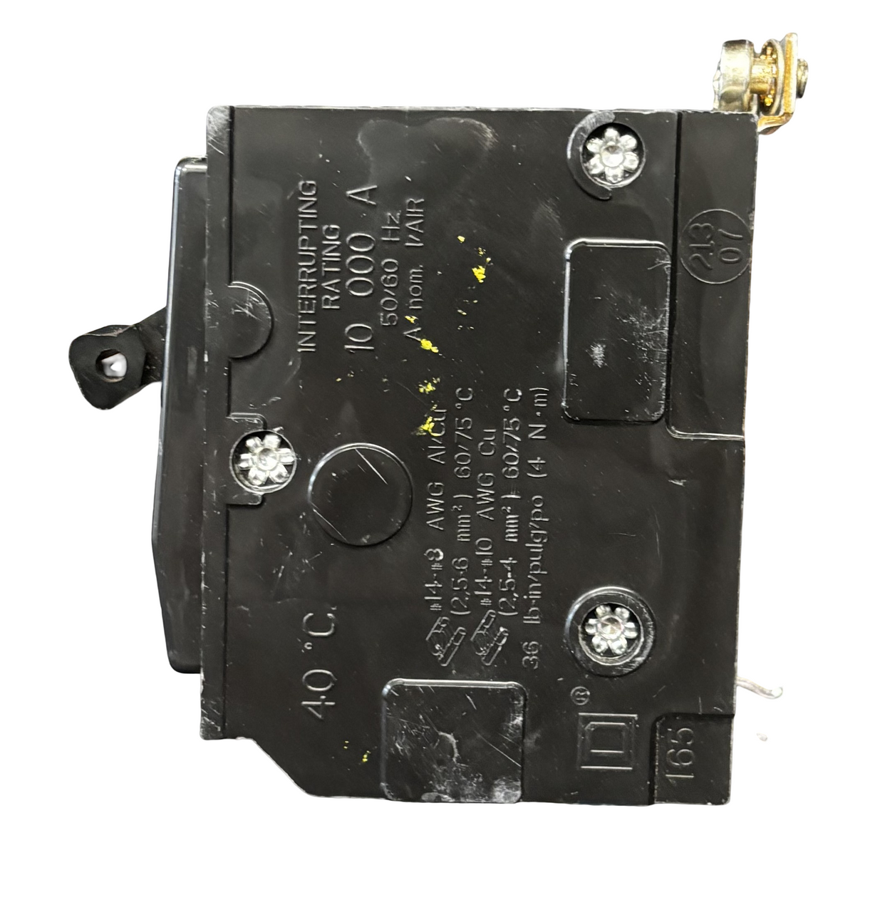 Square D QOB225 Mini Circuit Breaker | QO Series | 25A | 2-Pole | 120/240V AC | 10kA | Bolt-On
