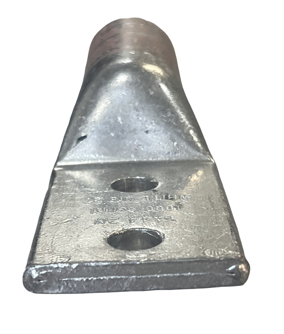 Burndy YA442N Compression Lug 4/0 AWG 2-Hole Long Barrel