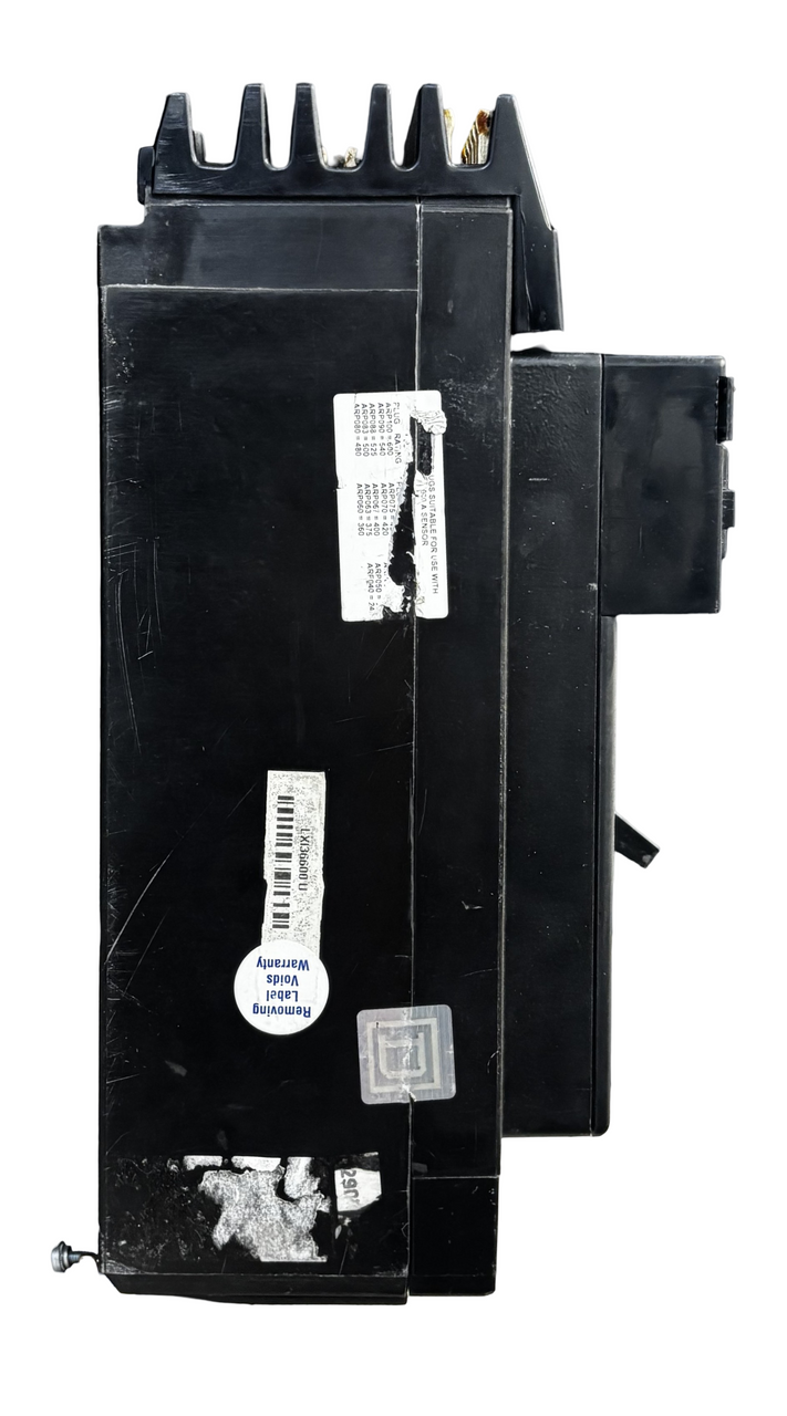 Square D LXI36600 I-Limiter Circuit Breaker | 600A | 600V AC | 3-Pole | 100kA | ARP075 Plug | Damaged Front Corner