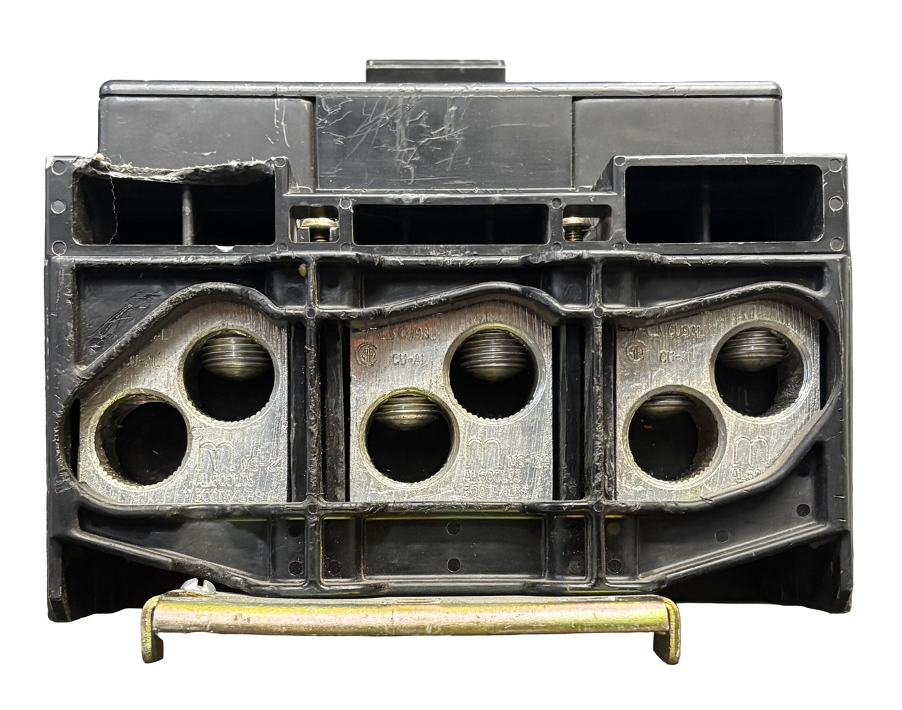 Square D LXI36600 I-Limiter Circuit Breaker | 600A | 600V AC | 3-Pole | 100kA | ARP075 Plug | Damaged Front Corner