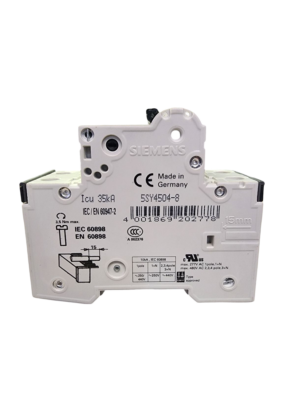 Miniature Circuit Breaker – 4A 
