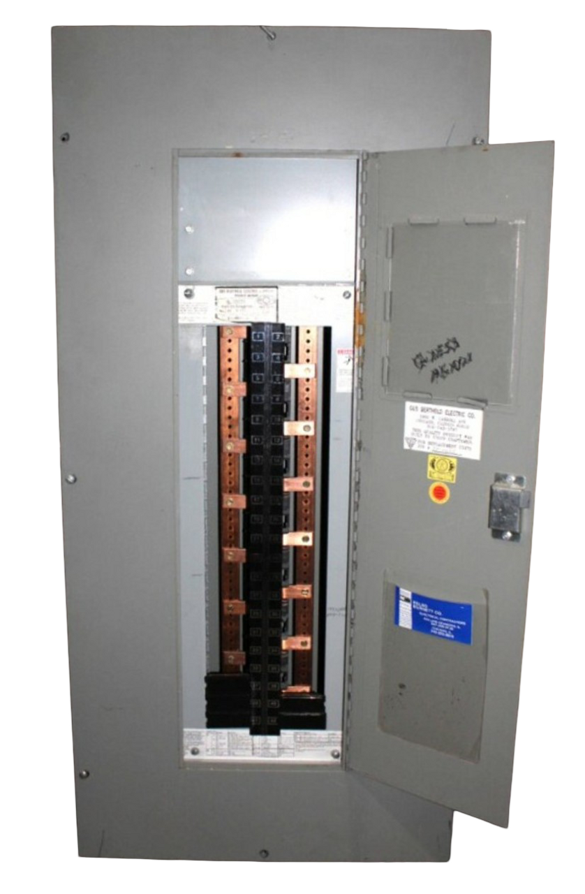 Gus Berthold EU-31873 225A Main Lug Panelboard 120/208Y 3PH 4W 42 Spaces Commercial Load Center Gus Berthold EU-31873 225A Main Lug Panelboard 120/208Y 3PH 4W 42 Spaces Commercial Load Center