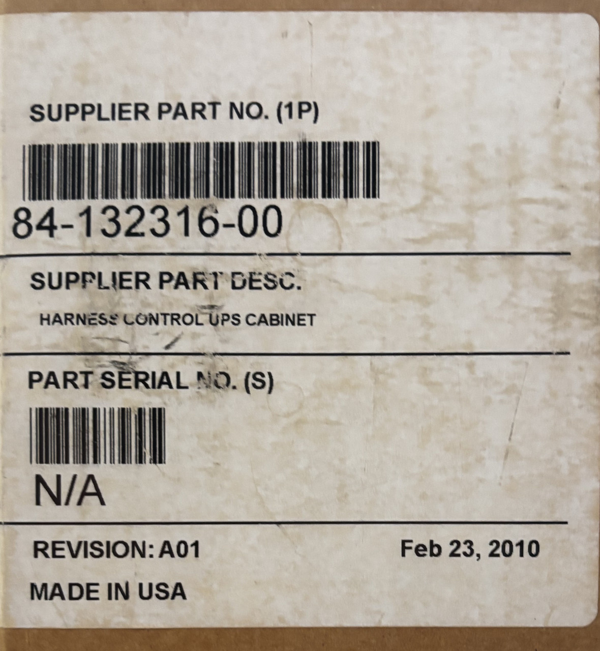 APC 84-132316-00 Control Harness for UPS Cabinet APC 84-132316-00 Control Harness for UPS Cabinet