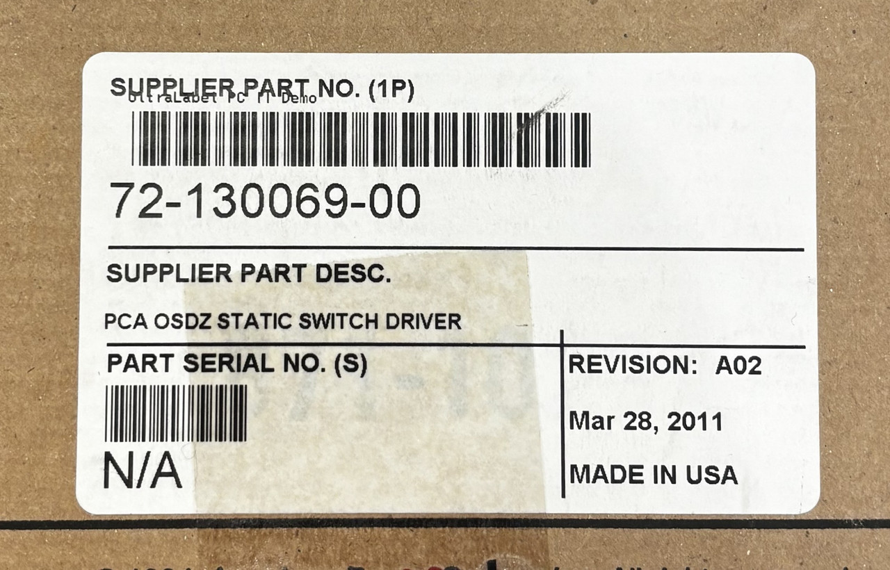 APC 72-130069-00 PCA OSDZ Static Switch Driver – OEM Replacement Module for APC UPS Systems APC 72-130069-00 PCA OSDZ Static Switch Driver – OEM Replacement Module for APC UPS Systems