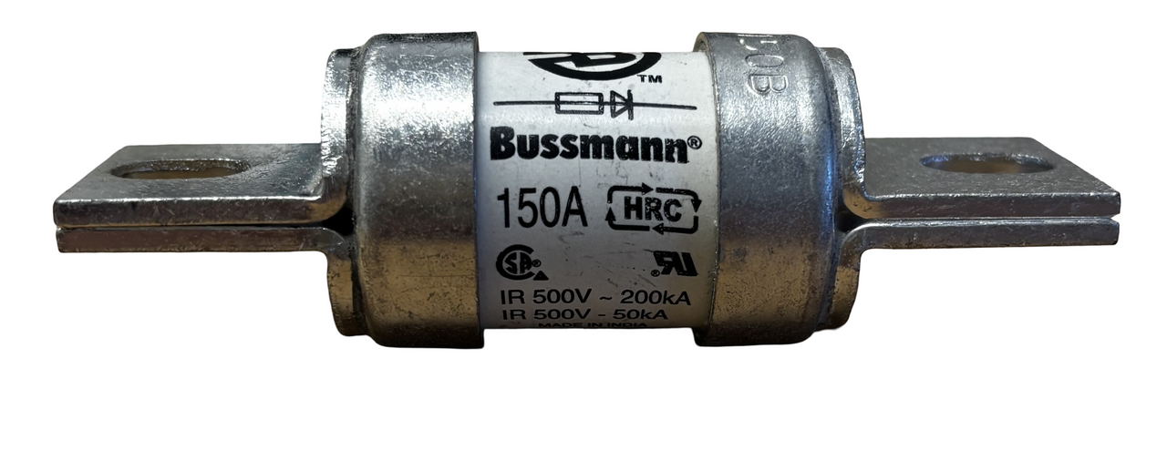 Bussmann FWH-150B High Speed Fuse – 150A, 500V, Blade-End, Class aR Bussmann FWH-150B High Speed Fuse – 150A, 500V, Blade-End, Class aR