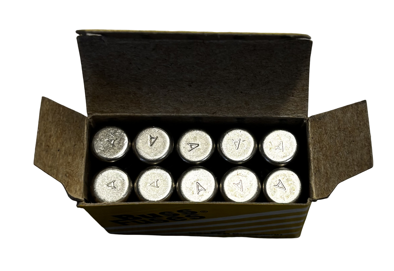 Bussmann FNQ-5 Fuse – 5A, Time-Delay, Non-Indicating, 500V, Ferrule End x Ferrule End – Box of 10
