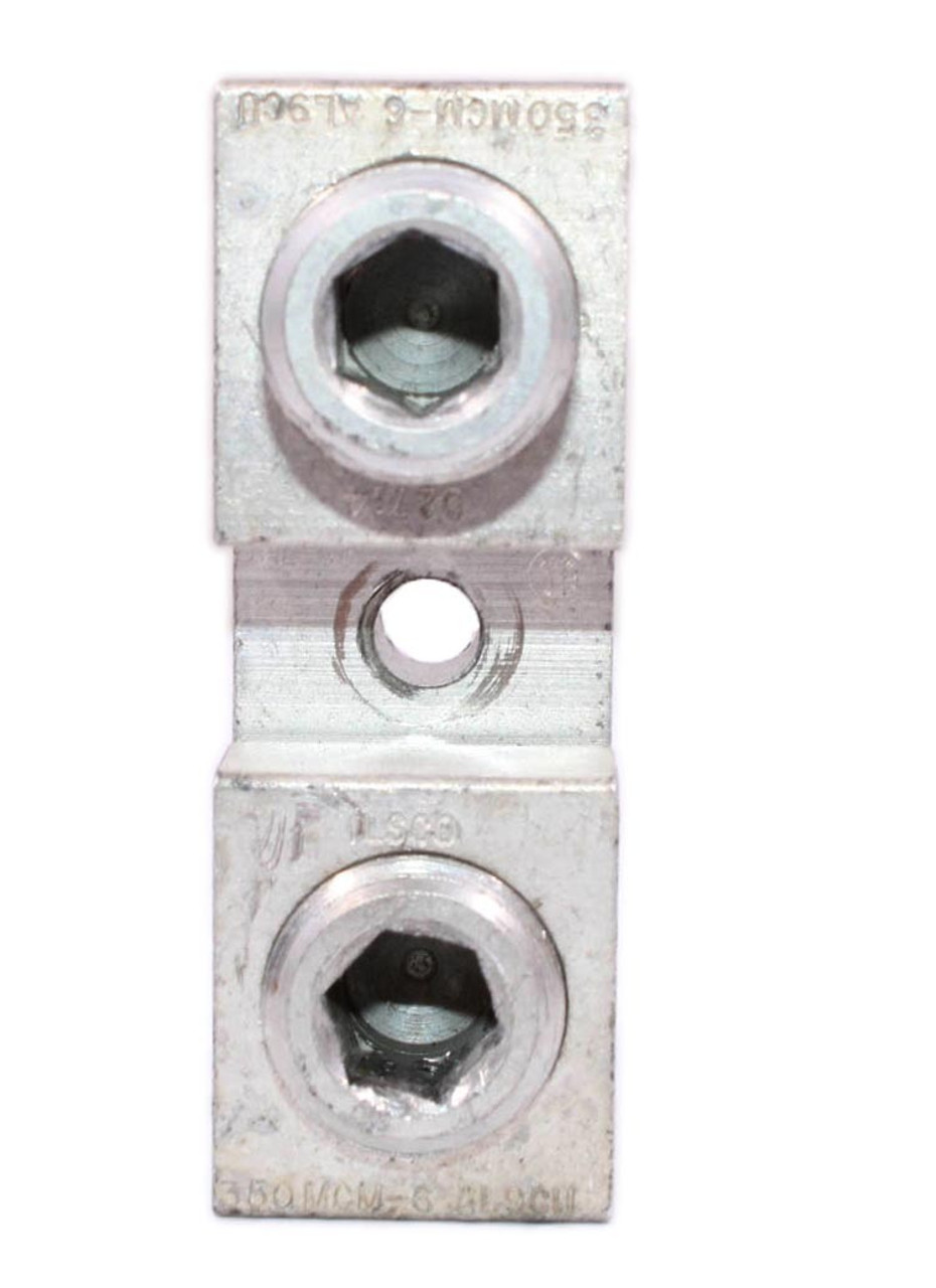 Ilsco D2714 Aluminum Mechanical Lug 2 Conductors 1-Hole 350MCM-6