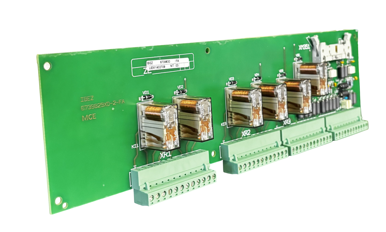 Merlin Gerin IBEX Circuit Board 6739830 – PLC/Control Board for Industrial Systems