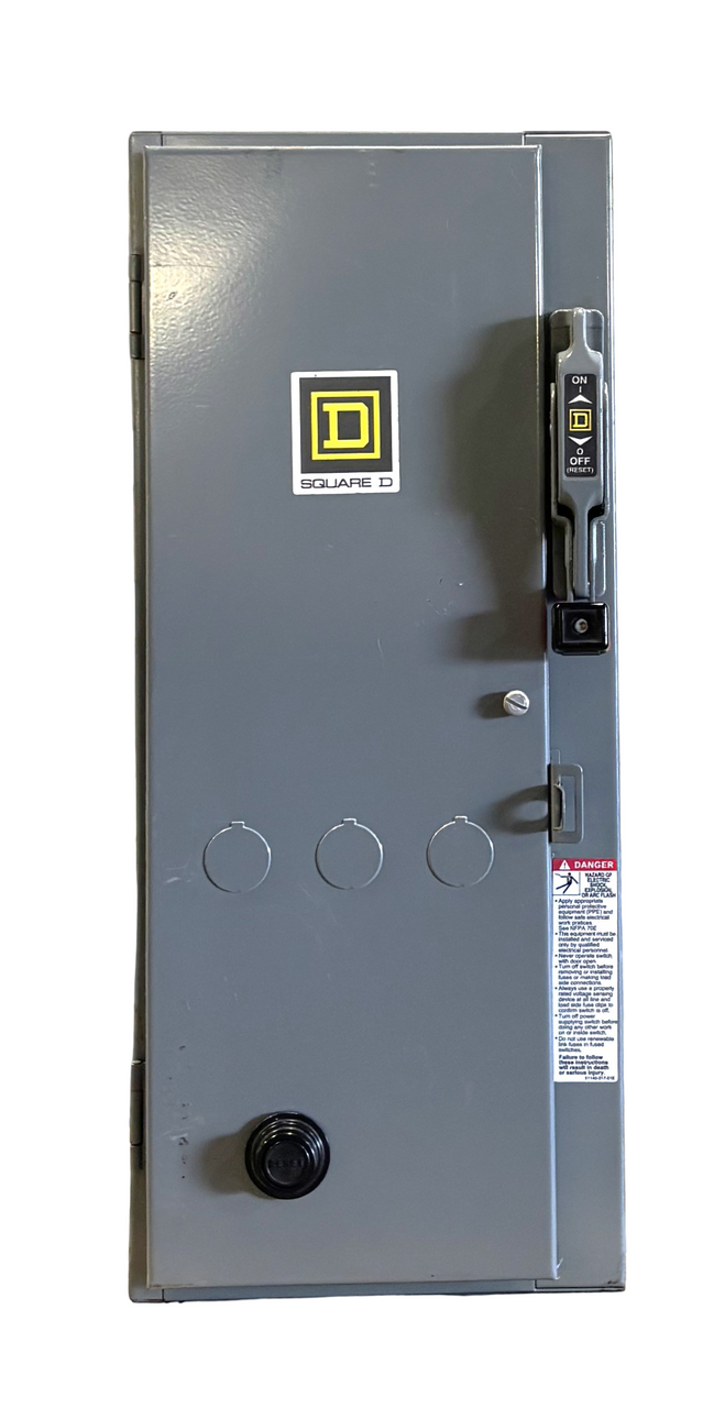 Square D 8538SCG11V02H20S Combination Motor Starter Type S – Non-Reversing, NEMA 1, 7.5–10 HP