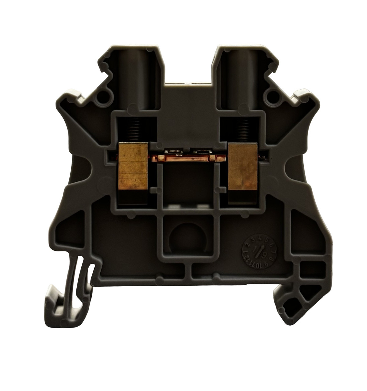 Eaton XBUT4 IEC Terminal Block | 6.2 mm Screw Connection | Gray | 10 AWG | 800V IEC / 700V EN / 600V UL (Box of 50)