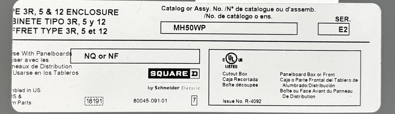 Square D Temporary Power System – 45kVA Transformer 480Y/277V - 208Y/120V, Panels & Breakers