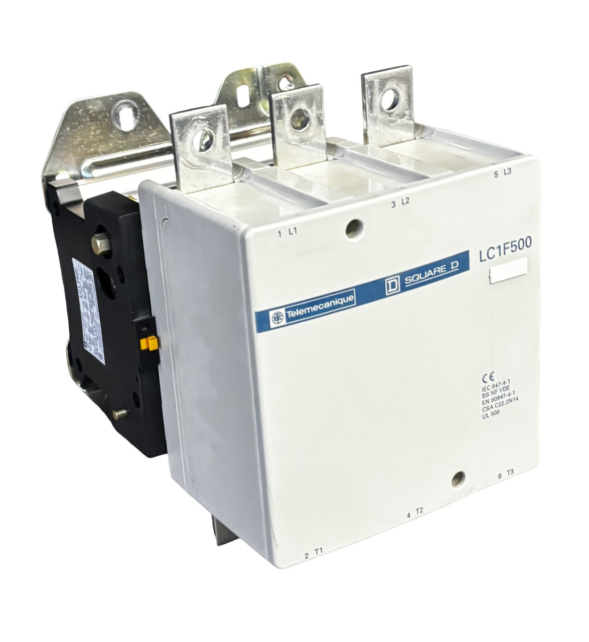 Telemecanique LC1F500 Magnetic Contactor W/LX4FK300 Coil – 3-Pole, 500A AC-3, TeSys F