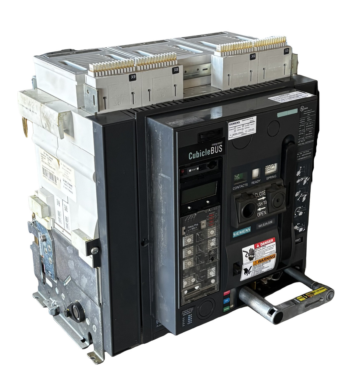 Siemens 3WL3216-4AS30-1AA0 3-Pole 1600A Air Circuit Breaker – Fixed Mount – SENTRON 3WL Series