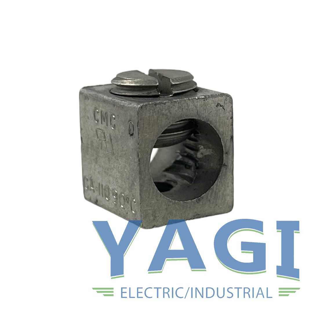 CMC CA-110 Aluminum Mechanical Lug, Dual-Rated AL/CU, 1/0–14 AWG, Single-Port, Single-Hole Terminal
